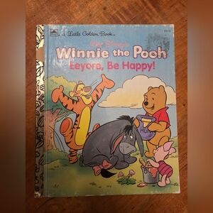 Disney's Winnie the Pooh Eeyore Be Happy Little Golden Book HC 1991